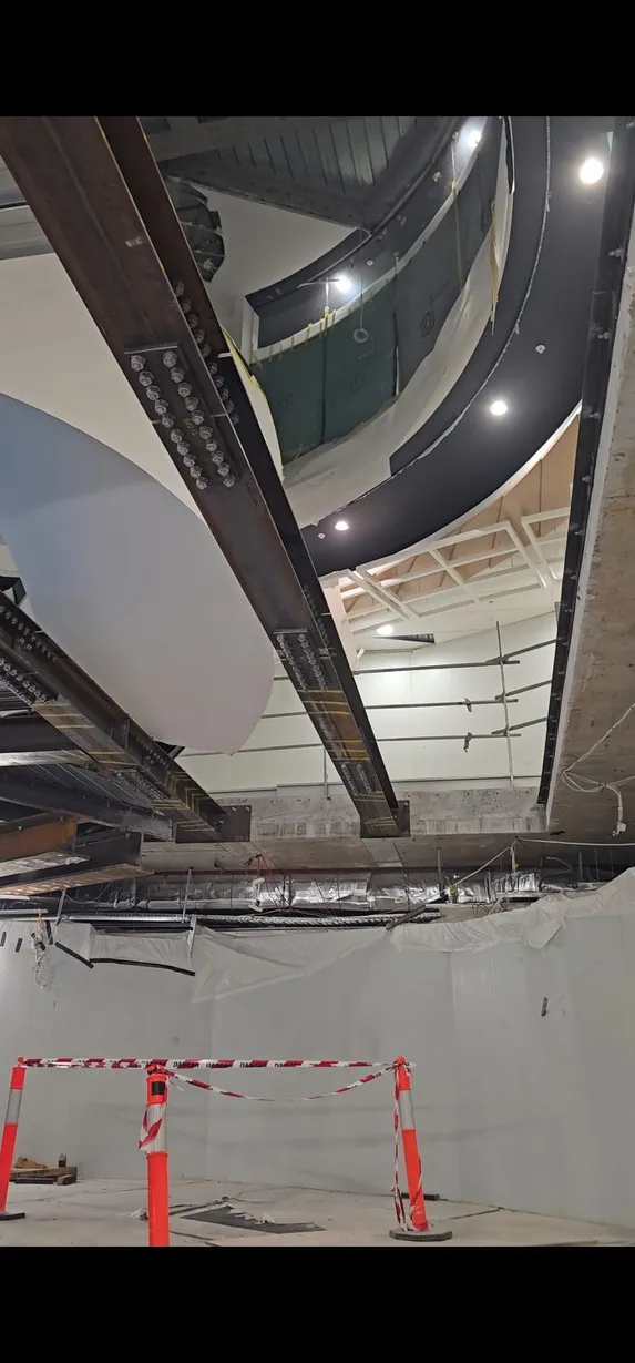 TAB curved interconnecting staircase